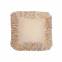 Outdoor decorative accessories - Outdoor square raffia cushion with fringe - MX HOME