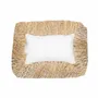 Outdoor decorative accessories - Long white outdoor cushion with fringe - MX HOME