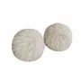 Accessoires de déco extérieure - Coussin balle en fausse fourrure blanche - MX HOME