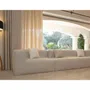 Lawn sofas   - Modular sofa - Removable 4/5 seater cover - Natural linen - MX HOME