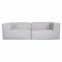 Lawn sofas   - Modular sofa - Removable 3 seater cover - Linen effect Exterior - MX HOME