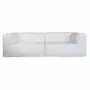Lawn sofas   - Modular sofa - Removable 3-seater cover - White washed cotton - MX HOME