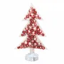 Autres décorations de Noël - Sapin de noël transparent avec boules de noêl rouge 70cm - MX HOME
