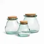 Boîtes de conservation - Le Pot en Verre Belly - Bleu - S - BAZAR BIZAR LIVING