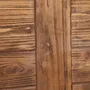 Tables Salle à Manger - Table salon en bois de pin recyclé marron vieilli en 200x100x78 cm - VICAL
