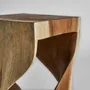 Autres tables  - Table basse en bois d´acacia marron  en 32x32x50 cm - VICAL