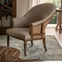 Armchairs - Sand ash wood armchair 76x90x92 cm - VICAL