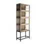 Armoires - Vitrine modulable en bois de pin recyclé marron 85x40x85 cm - VICAL