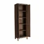 Armoires - Armoire en bois de pin recyclé marron 65x45x210 cm - VICAL