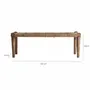 Bancs - Banc en bois de mangue marron 120x41x41 cm - VICAL
