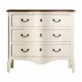 Chests of drawers - Off-white elm wood chest of drawers 100x45x90 cm - VICAL