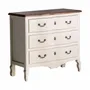 Chests of drawers - Off-white elm wood chest of drawers 100x45x90 cm - VICAL