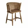 Chaises - Chaise en bois de sapin marron 61x53x85 cm - VICAL