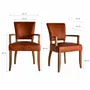 Chaises - Chaise en peau marron 57x64x88 cm - VICAL