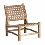 Fauteuils - Fauteuil en bois de teck marron 62x72x77 cm - VICAL