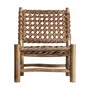 Fauteuils - Fauteuil en bois de teck marron 62x72x77 cm - VICAL