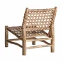 Fauteuils - Fauteuil en bois de teck marron 62x72x77 cm - VICAL