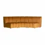 Sofas - Central sofa module in mustard velvet 106x95x84 cm - VICAL