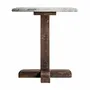 Other tables - Bar table in gray mango wood 70x70x77 cm - VICAL