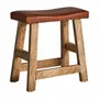 Repose-pieds - Repose- pied en bois de mangue marron 41x16x46 cm - VICAL