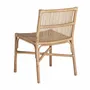 Chairs - Brown rattan chair 53x56x81 cm - VICAL