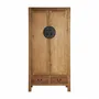 Wardrobe - Brown elm wood cabinet 100x55x200 cm - VICAL