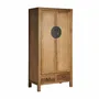 Wardrobe - Brown elm wood cabinet 100x55x200 cm - VICAL