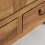 Wardrobe - Brown elm wood cabinet 100x55x200 cm - VICAL