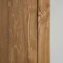 Wardrobe - Brown elm wood cabinet 100x55x200 cm - VICAL