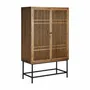 Armoires - Armoire en bois d´orme noir 100x45x160 cm - VICAL