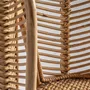 Chairs - Brown rattan chair 47x50x84 cm - VICAL