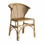 Chairs - Brown rattan chair 53x53x82 cm - VICAL