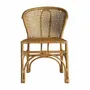 Chairs - Brown rattan chair 53x53x82 cm - VICAL