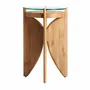 Autres tables  - Table basse en bois de mangue marron 47x47x61 cm - VICAL