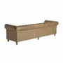 Canapés - Sofa en peau marron 268x82x75 cm - VICAL