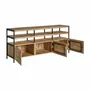 Buffets - Buffet en bois de mangue brun clair 170x43x76 cm - VICAL