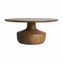 Tables basses - Table basse en bois de mangue marron 90x90x41 cm - VICAL