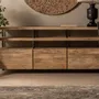 Buffets - Buffet en bois de mangue brun clair 170x43x76 cm - VICAL