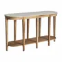Console table - Brown mango wood console 140x42x81 cm - VICAL