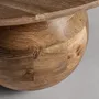 Coffee tables - Brown mango wood coffee table 96x96x33 cm - VICAL
