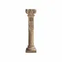 Decorative objects - Brown teak wood column 32x32x128 cm - VICAL
