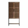 Armoires - Armoire en bois de mangue noir 90x45x195 cm - VICAL