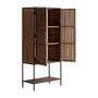 Armoires - Armoire en bois de mangue noir 90x45x195 cm - VICAL