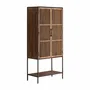Armoires - Armoire en bois de mangue noir 90x45x195 cm - VICAL