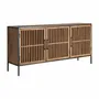 Sideboards - Black mango wood sideboard 180x45x86 cm - VICAL