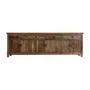 Sideboards - Brown elm wood sideboard 250x50x80 cm - VICAL