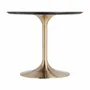Other tables - Black porcelain tile bar table 90x90x76 cm - VICAL