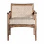 Fauteuils - Fauteuil en bois de mangue marron 64x72x74 cm - VICAL