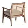Fauteuils - Fauteuil en bois de mangue marron 64x72x74 cm - VICAL