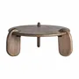 Tables basses - Table basse en bois de mangue marron 100x100x40 cm - VICAL